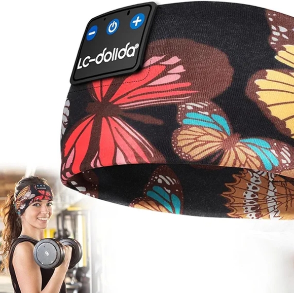 NWT LC-dolida Bluetooth Headphones for Sleep / Sports - Picture 2 of 3